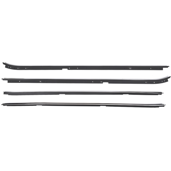 密封条 For 1981-1988 Buick Regal Olds Cutlass RWD 2 Door Weatherstripping Seal Kit w/ Narrow Chrome-4