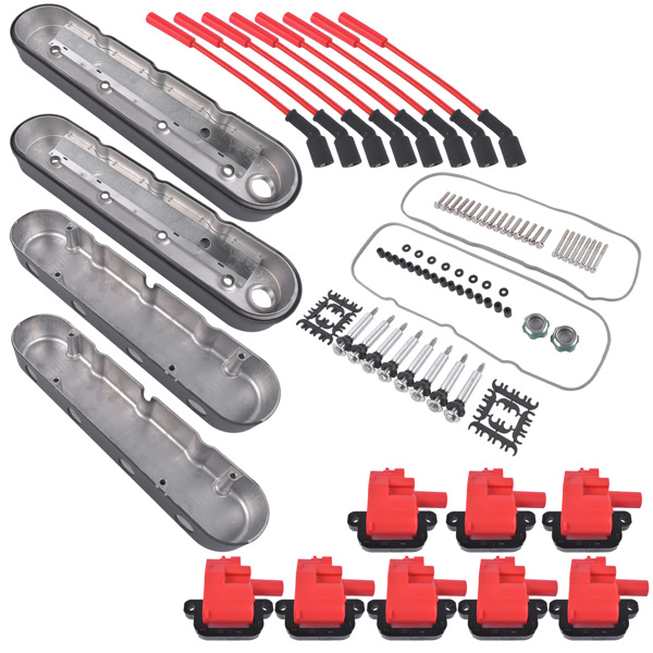 气门室盖 Engine Valve Covers Set For Chevy GM LS Engines LS1 LS2 LS3 LS6 LS7 5.3 5.7 6.0 6.2L-6