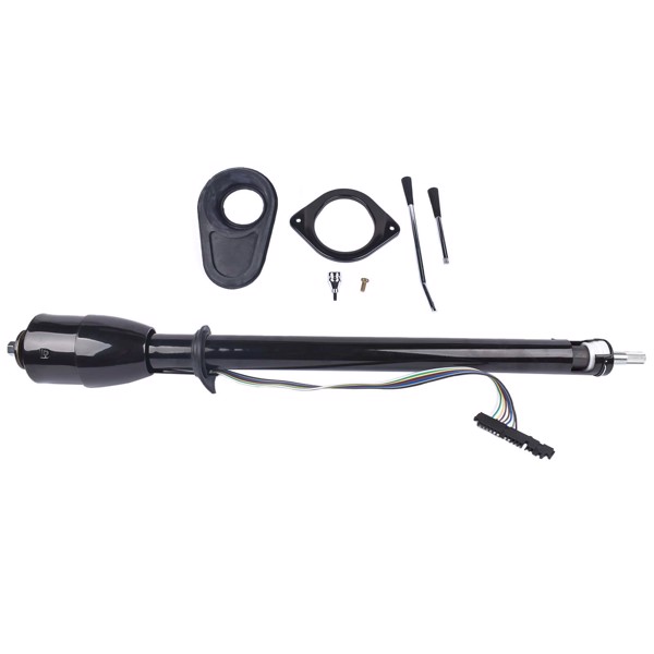 A3-汽车转向柱 35" Manual Black Floor Shift Steering Column for 67-72 Chevy/ GMC C10 C20 Pickup-6