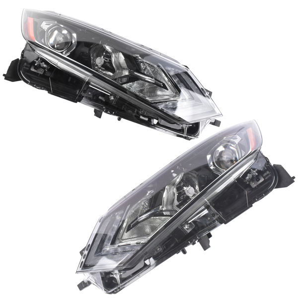 大灯 Right + Left Halogen Projector Headlight w/LED Fits Nissan Rogue Sport 2020-2022 260106MR0A 260606MR0A-2