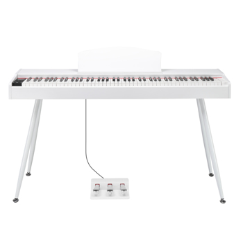 GDP-203 88键重锤键盘 嵌入式支架款 白色 电钢琴 美国