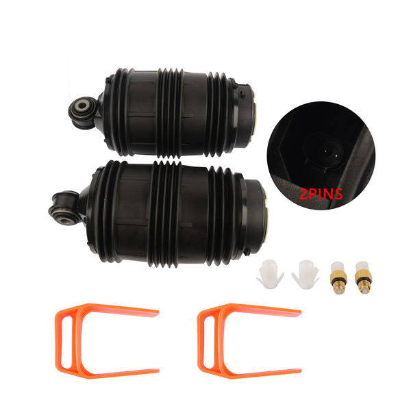 空气弹簧 2Pcs Rear Left & Right Air Suspension Spring Bags 2-pin For Mercedes-Benz E-Class W211 E320 E350 E500 E63 AMG Wagon 2113200925 A2113200925-3