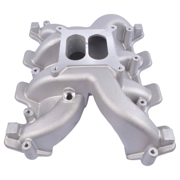 进气歧管 Dual Plane Carbureted Mid-Rise Intake Manifold Fits for Chevy Corvette LS1/LS2/LS6 5.7 6.0L Cadillac CTS 5.7L 300-130-7