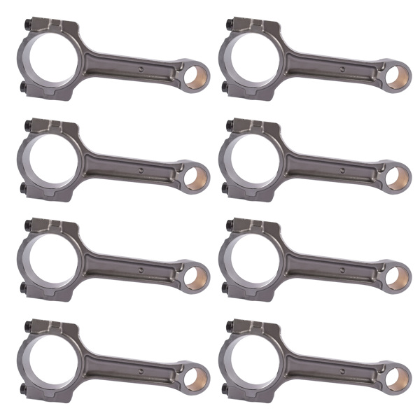 连杆 Set of 8 Floating Pin Connecting Rod w/ Bushing For GM 5.3L 6.0L LS2 LS3 Gen IV-5