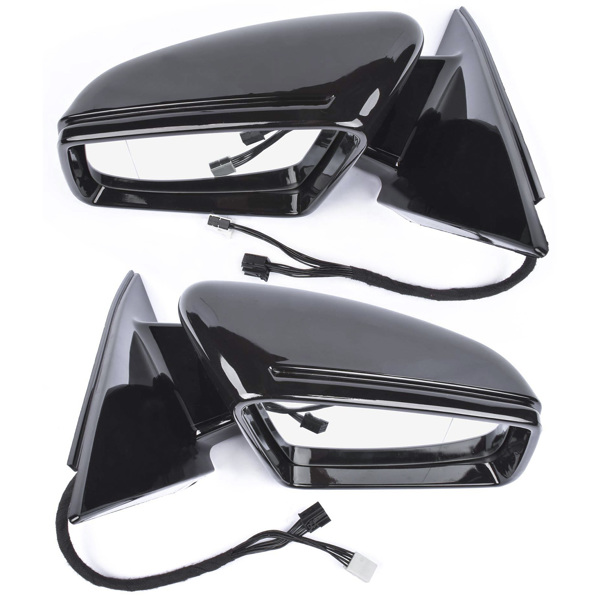 后视镜 Pair Rear View Mirrors Left & Right for Mercedes-Benz E250 E550 E400 E63 AMG E350 2010-2016 2128102076 2128101976-4