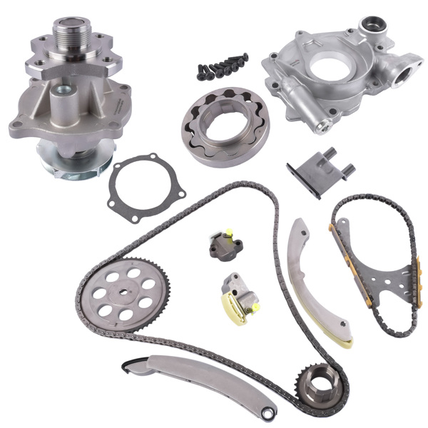 正时链条套装 Timing Chain Kit + Water Pump + Oil Pump For Chevy Colorado GMC Canyon Hummer H3 Isuzu i-290 i-370 2.9L 3.7L-5