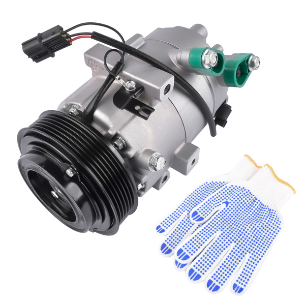 空调压缩机 A/C Compressor with Clutch 97701-F2100 for Hyundai Elantra 2.0L 2017-2020 Sedan-7