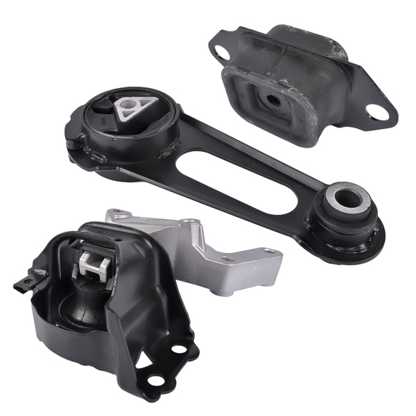 发动机支架 3Pcs Engine & Trans Mount w/ Bracket for Nissan Versa/Versa Note 1.6L 2012-2019 112101HS0A 113601HC0B 112201HA0B-2