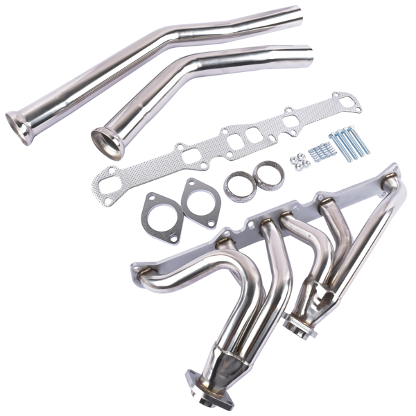 排气歧管 Stainless Steel Performance Exhaust Headers For Ford Merc L6 144/170/200/250 CID-6