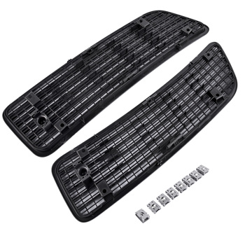 机盖风口 Pair Left & Right Side Hood Air Vent Grille Cover for Mercedes W221 S550 2007-2013