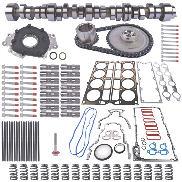 凸轮挺杆套件 Camshaft Lifters Pushrods Kit for Chevrolet Avalanche Silverado 1500 GMC Sierra 1500 Yukon 5.3L V8 12625437 12689035 12593205-3