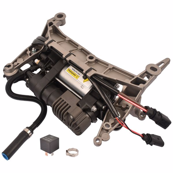 打气泵 Air Suspension Compressor Pump w/Relay For Porsche Cayenne 958/92A 2011-2018-8