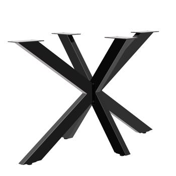 金属桌腿，蜘蛛桌架，用于餐桌、书桌、会议桌的 DIY 家具桌腿，1 条桌腿 120x68厘米，高度 71 厘米