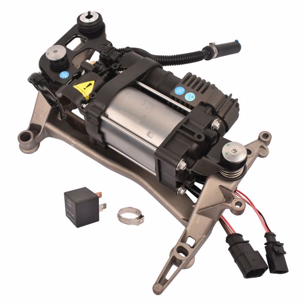 打气泵 Air Suspension Compressor Pump w/Relay For Porsche Cayenne 958/92A 2011-2018-6