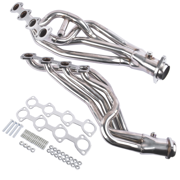 排气歧管 Exhaust Headers Kit Stainless Steel for Ford Mustang GT 4.6L V8 1996-2004-5