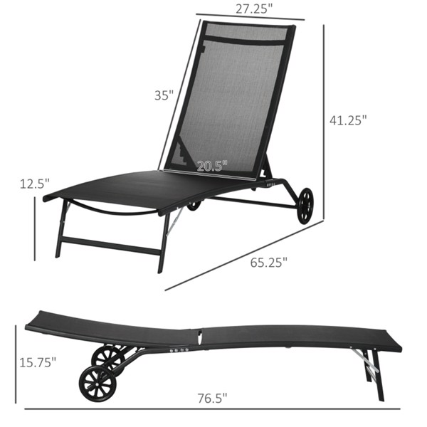 Folding Lounge Chairs / beach chair ( Amazon Shipping)（Prohibited by WalMart）-2