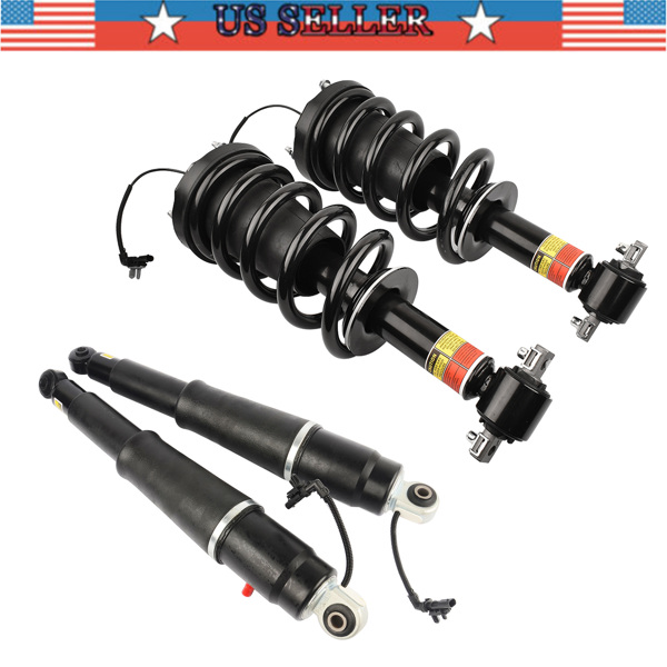  减震器 2 Front Strut Assys + 2 Rear Shock Absorbers for Cadillac Escalade Chevrolet Suburban Tahoe GMC Yukon 2015-2020 84977478 23151122 23290660-9