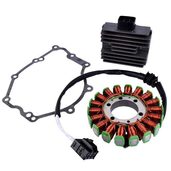 磁电机定子 Stator & Regulator Rectifier W/Gasket for Yamaha R6 YZFR6 2006-2016 NM1285122LQ-4