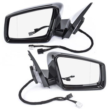 后视镜 Pair Rear View Mirrors Left & Right for Mercedes-Benz E250 E550 E400 E63 AMG E350 2010-2016 2128102076 2128101976