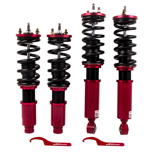 弹簧减震24 levels of Damping Adjustment Coilovers Kit For Honda CR-V 1996-2001 1st Gen. RD1-RD3-1