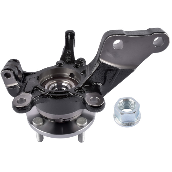 转向节总成 Front Left LH Wheel Hub Bearing Knuckle Assembly Fits for Nissan Versa 1.6 S SL SV Note 1.6L L4 2014-2019 BR935009LK 9530100-4