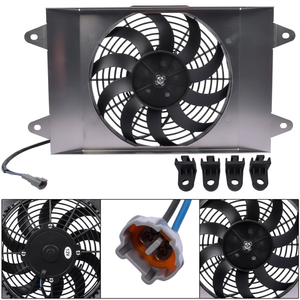  冷却风扇 Radiator Cooling Fan Assembly for Yamaha Viking 700 / VI 2014-20 1XD-E2405-00-00-6