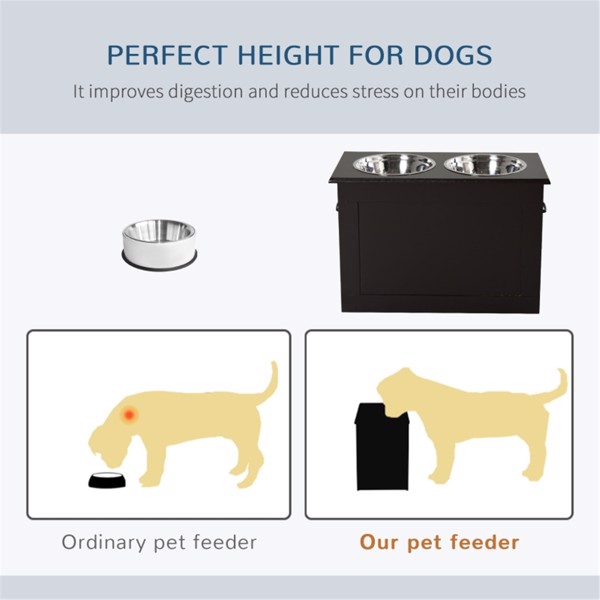 狗饲养碗/宠物喂食器（ Amazon Shipping）（WalMart禁售）-3