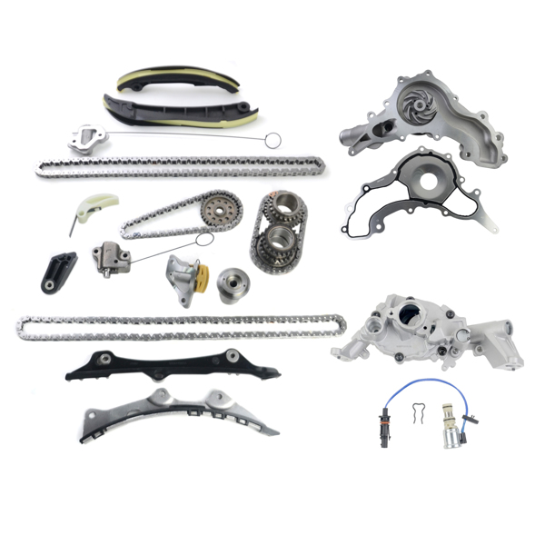 水泵套装 Timing Chain Kit Oil & Water Pump Set Fit 2011-2015 Chrysler Dodge Jeep VW 3.6L-6