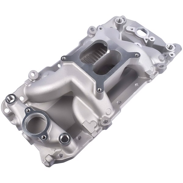 进气歧管 For Chevy Big Block V8 396 402 427 454 4-barrel Bore Oval port Dual Plane Intake Manifold Air Gap Intake Manifold 1965-1970 1-147-019 PCE147.1034 53026-5