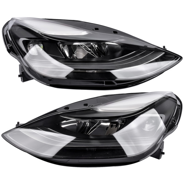 大灯 Headlight Light Lamp For Tesla Model 3 Y Front Driver&Passenger Left & Right Side Matrix LED 2021-2023 1514952-00-C 151495200C 1514953-00-C 151495300C-1