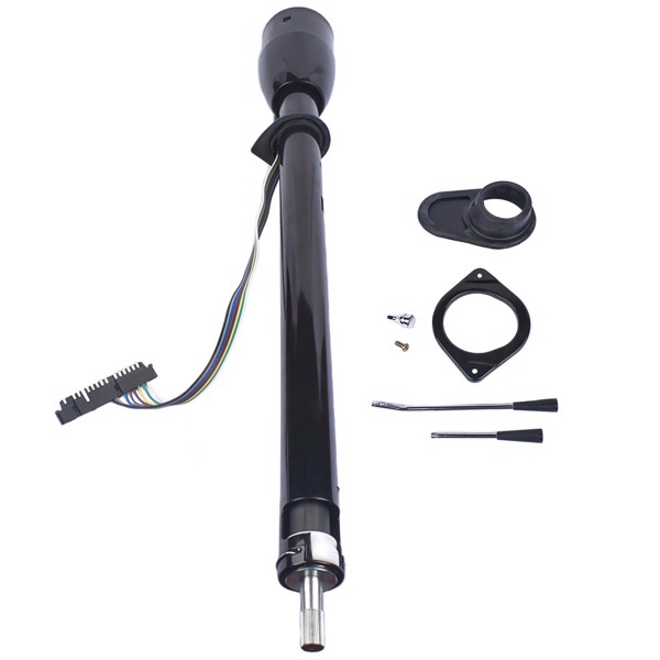 A3-汽车转向柱 35" Manual Black Floor Shift Steering Column for 67-72 Chevy/ GMC C10 C20 Pickup-7