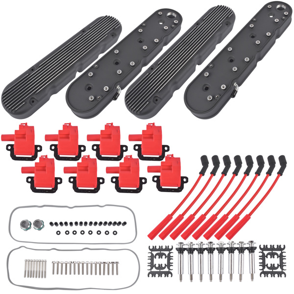 气门室盖 Engine Valve Covers Set For Chevy GM LS Engines LS1 LS2 LS3 LS6 LS7 5.3 5.7 6.0 6.2L-5