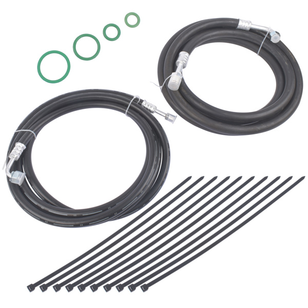 交流管路组空调软管 For Chevrolet Suburban 1500 Tahoe GMC Yukon 1994-1999 Rear Aux A/C Hoses Lines Kit 15006283-2