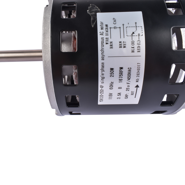 风扇电机 Fan Motor 1675/1080 RPM 1/3 HP for Fasco Coleman 48213 48253 48254 Y6L457D01L-11