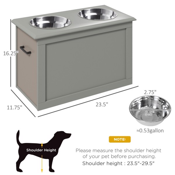 狗饲养碗/宠物喂食器（ Amazon Shipping）（WalMart禁售）-3