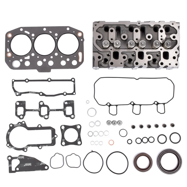 缸盖总成 Complete Cylinder Head & Full Gasket Kit for Yanmar 3TNV70 3TNV70-ASA 3TNV70-HGE 3TNV70-XBV Engine VIO10-2 VIO15-2A VIO15-3 Digger John Deere Gator XUV 850D Hitachi ZX17U-2 ZAXIS17U-2 Excavators-1