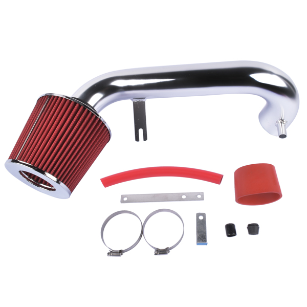 冷气进气套件 Short Ram Air Intake Kit+RED Filter Combo for Honda Civic 1.7 AT/MT (2001-2005)-1