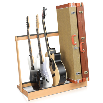 可折叠 木质 吉他支架 吉他/皮盒 榉木深色