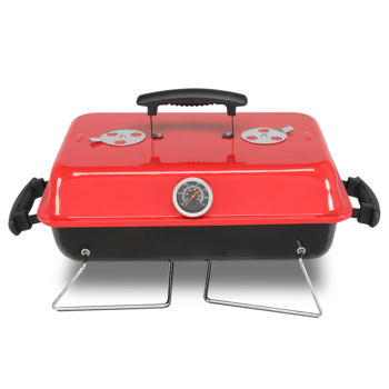 53*27*27.5cm 黑红色 便携 搪瓷 碳烤炉