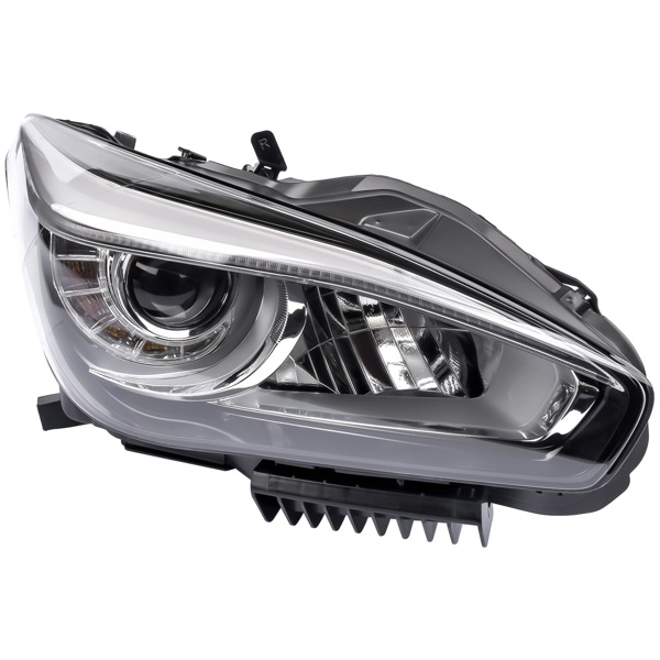 汽车大灯 LED Headlamp Headlight Lamp Assembly For Infiniti Q70 2015-2019 NON AFS Right Passenger Side 26010-4AP0A 260104AP0A 26010-4AP0B 260104AP0B-3