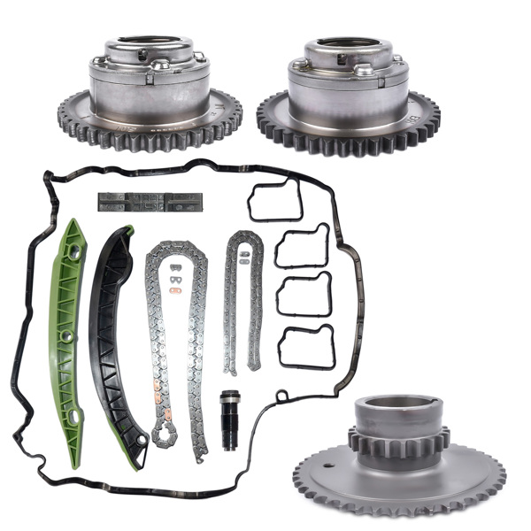 凸轮轴调节器 Timing Chain Kit w/ Camshaft Adjuster for Mercedes M271 C200 C250 C180 E200 E250 CGI 1.8L 2710501400-1