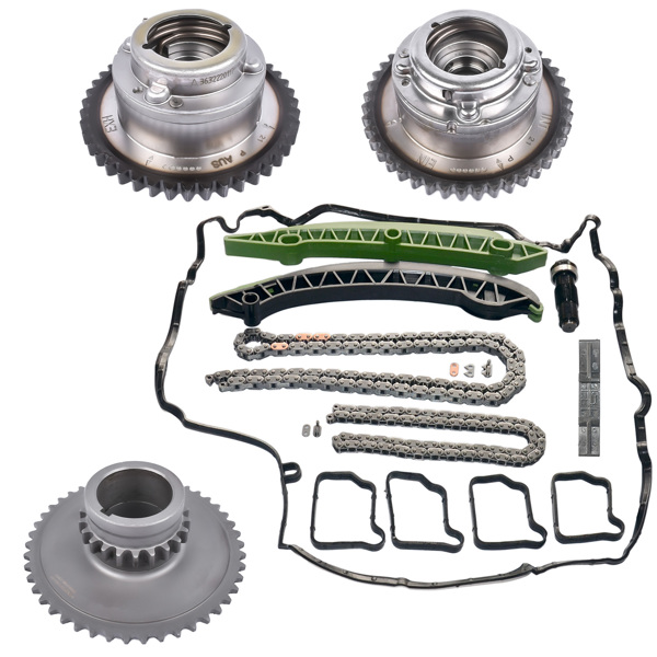 凸轮轴调节器 Timing Chain Kit w/ Camshaft Adjuster for Mercedes M271 C200 C250 C180 E200 E250 CGI 1.8L 2710501400-4