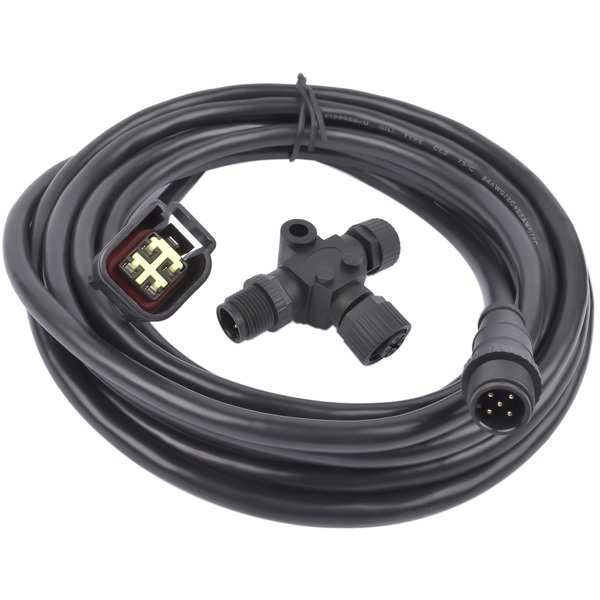  发动机接口电缆 Engine Interface Cable NMEA 2000 4.5m with T-Connector for Yamaha 2006-2023 3004.6865-2