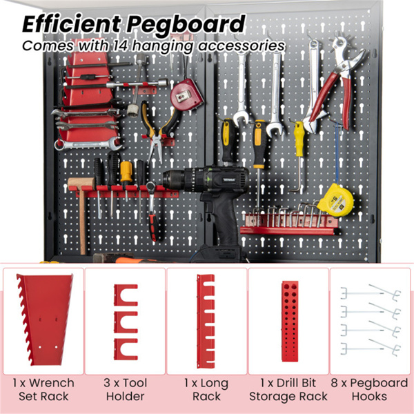 车库工作台带抽屉，车间工具台（amazon shipping-发货，WALMART/AMAZON禁止销售）-9