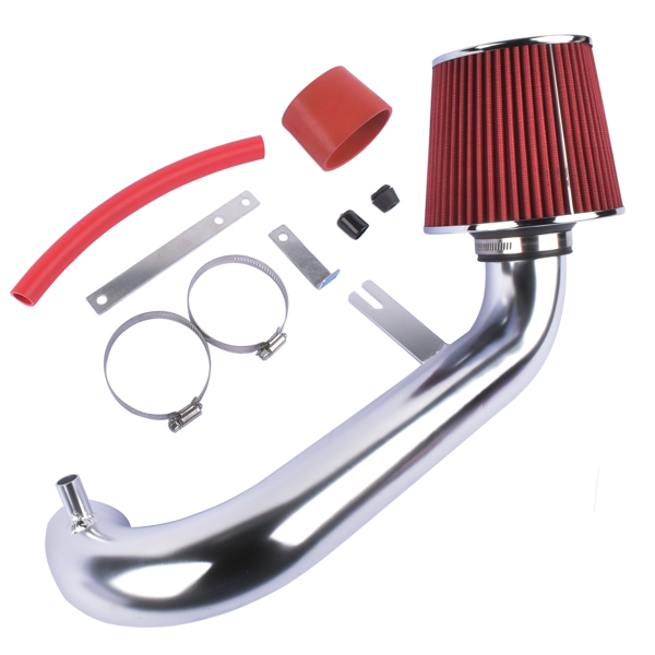 冷气进气套件 Short Ram Air Intake Kit+RED Filter Combo for Honda Civic 1.7 AT/MT (2001-2005)-2