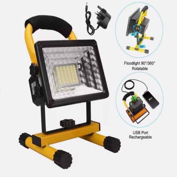 LED Rechargeable Radio Work Site Hongguang Mobile Camp Light-7