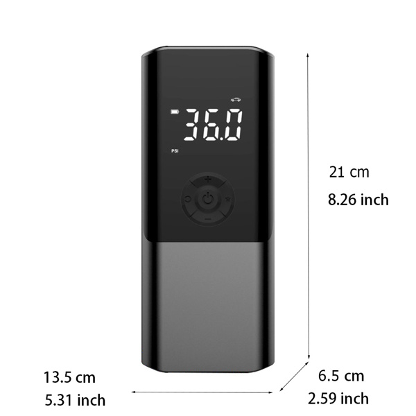 车载无线充气泵电动便携式家用车多用打气筒自动充停充电式充气宝-9