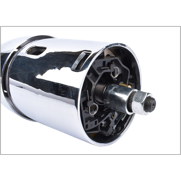 A3- 汽车转向柱 32" Floor Shift Tilt Manual Steering Column w/ 9 Hole Wheel Adapter + Key Chrome-13