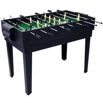 合 1 多功能游戏桌 - 台球、推杆曲棍球、桌上足球、乒乓球和篮球 黑色/蓝色