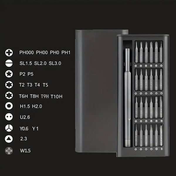 25pcs精密螺丝刀套装，电脑修理工具-14